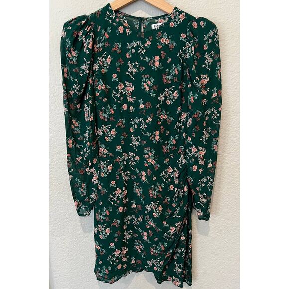 REFORMATION Juni gathered floral-print crepe mini dress Size 2 - Picture 9 of 9